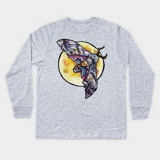 Moon Moth Kids Long Sleeve T-Shirt